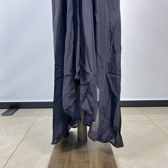 $465 NWOT JOHNNY WAS JADE Silk Blend NADIA Halter Floral Maxi Dress Size S - Picture 4 of 12